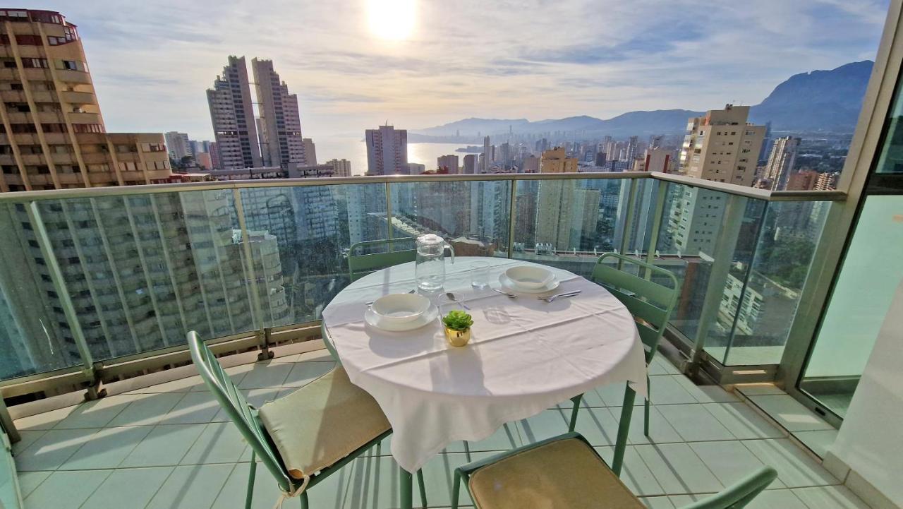 Skyline 11 Sunny Balcony With Stunning Sea Views Leilighet Benidorm Eksteriør bilde